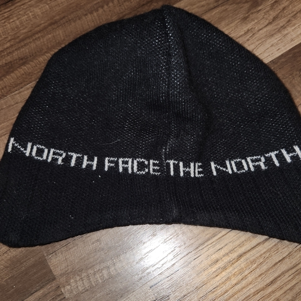 The North Face Black and White Unisex Beanie